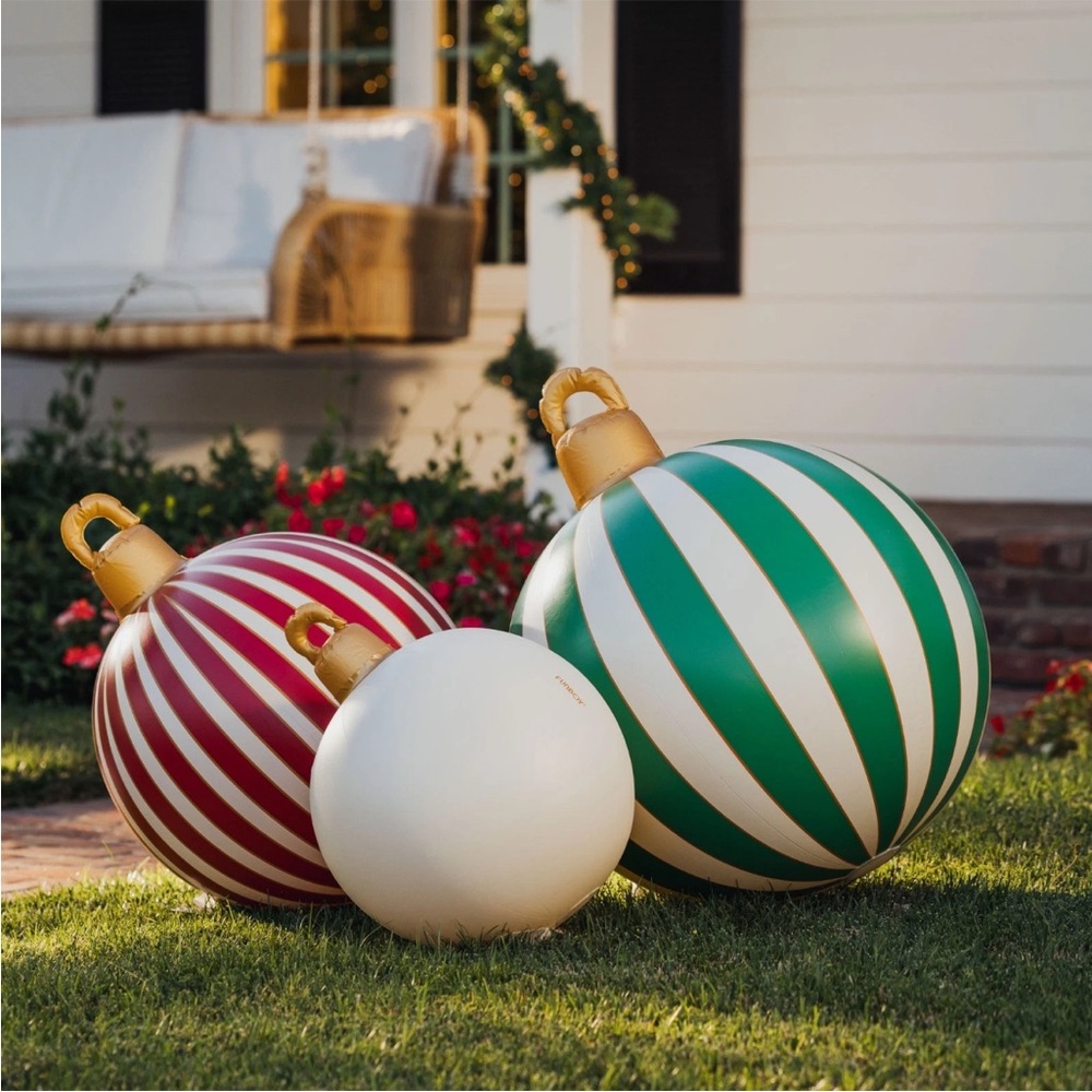 NEW FUNBOY inflatable christmas holiday ornament balls